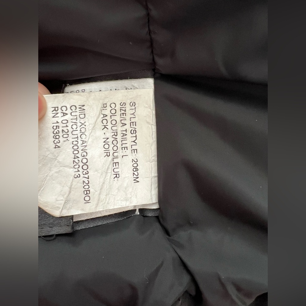 💯Canada Goose 100% authentic Men's down BLACK Puffer Jacket Langford Parka - Picture 9 of 16